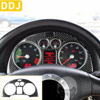 สำหรับออดี้ TT MK1 8N 2001 2002 2003 2004 2005 2006ภายในรถ S Peedometer แผงคาร์บอนไฟเบอร์ปกตราสารตัวชี้สติ๊กเกอร์