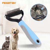 【CW】 Dog Comb Hair Removal Grooming Detangler Fur Trimming Dematting Deshedding