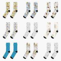 【Sock shop】Midsommar แบบไม่มีลูกเรือถุงเท้าสาวตลกสีดำบุรุษที่ดีที่สุดการ์ตูน U Nisex ฤดูใบไม้ร่วงแบบน่ารักสั้นผู้หญิงกีฬาสบาย