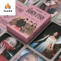 TAADD ชุดทัวร์ของเล่นเด็กหญิงกะพริบ55ชิ้น/กล่อง MODE Korea เด็กผู้หญิงแรกเกิดชุดทัวร์โลกสีชมพูบัตรสะสมการ์ด Lomo การ์ด Lomo BLACKPINK LISA JENNIE ROSE JISOO การ์ด Lomo Kpop Photocards Blackpink