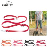 Hands Free Dog LeashMultifunctional Dog Training Leads2m Adjustable Length Nylon Double Leashes for Small Medium Large Dogs