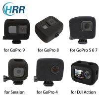 กระจกรถยนต์กันลมเคสโฟมฟองน้ำลดเสียงรบกวนสำหรับ Gopro 11 10 9 8 7 5 4 Session DJI Osmo Action 3กล้องเพื่อการกีฬาการขี่จักรยาน