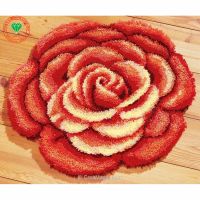 Hobby Needlework Latch hook rug kit Flower karpet Patchwork carpet Knitting cross-stitch Carpet embroidery stitch thread cushion