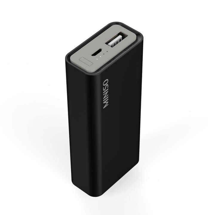 MINISO 4000mAh Power Bank Model P04 Black Lazada PH