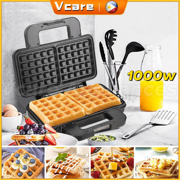 Vcare Electric Waffle Maker Sandwich Maker Breakfast Maker Bread