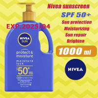 Nivea sunscreen lotion UV Sun protect moisture 1000ml/1L SPF50+