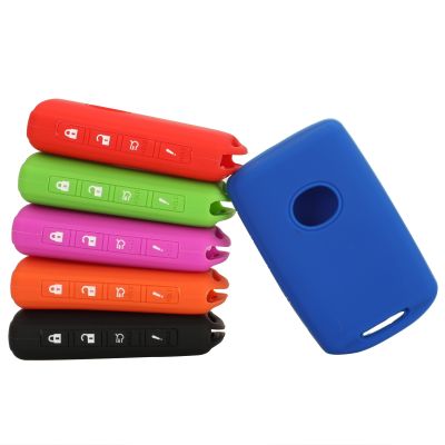 ☊✳ jingyuqin New 4 Buttons Remote Car Key Fob Case Silicone Cover Holder Protect For Mazda 6 MX-5 Miata RF 3 Hatchback CX-30