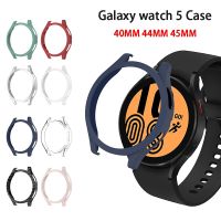 Cover for Samsung Galaxy Watch 5 40mm 44mm accessories PC Matte Case All-Around Protective Bumper Shell for Galaxy Watch5 Case