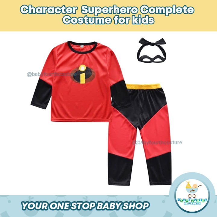 The Incredibles Complete Costume for Kids | Lazada PH