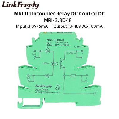 Mri-3.3d48อินพุต3.3V Dc เอาท์พุต3-48V Dc Photoelectrical Coupler อินเตอร์เฟซรีเลย์โมดูล Optocoupler Isolating Plc Relay Board