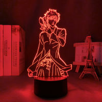 3d ภาพอนิเมะคุโรซากิอิจิโกะจากการ์ตูนเรื่องเทพมรณะ Led หลอดไฟสำหรับห้องนอนไฟกลางคืนแอคชั่นการ์ตูนของขวัญวันเกิดเด็กตกแต่งห้องเด็ก