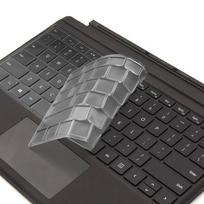 Clear TPU Keyboard Cover Skin Protector Compatible For Microsoft Surface Pro 5 6 7 X 8 Keyboard Case for Surface Go 3 2 Keyboard Accessories