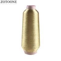 ZOTOONE 3500M Spool ด้ายเย็บผ้าโลหะทองเครื่องเส้นด้ายเย็บปักถักร้อยสำหรับหนังเครื่องแต่งกายผ้าอุปกรณ์เย็บผ้า C