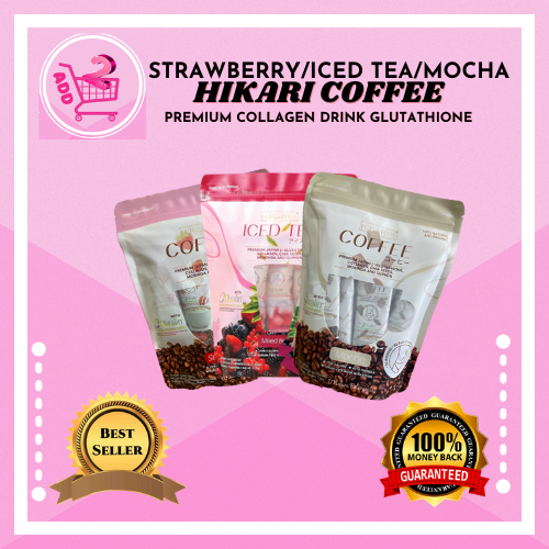 Original HIKARI COFFEE or ICED TEA (10 sachets per pack) - Low Calorie ...