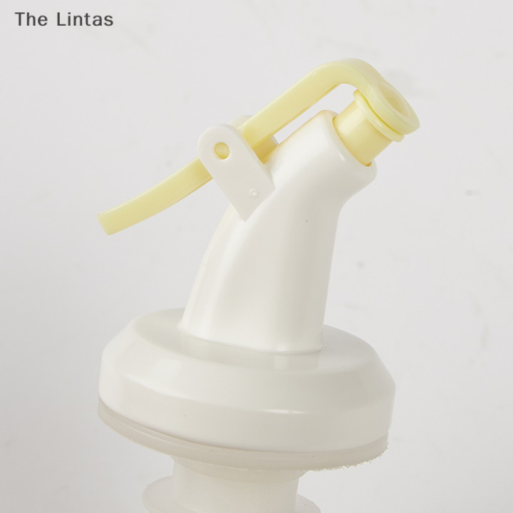 the-lintas-จุกเทเหล้าฉีดหัวฉีดพลาสติกปลั๊คล็อกจุกยางขวดใส่น้ำมัน2ชิ้น