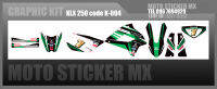 สติ๊กเกอร์วิบาก kawasaki KLX250 ทั้งคัน Graphic kit สติ๊กเกอร์เคลือบเงา สุดคุ้ม