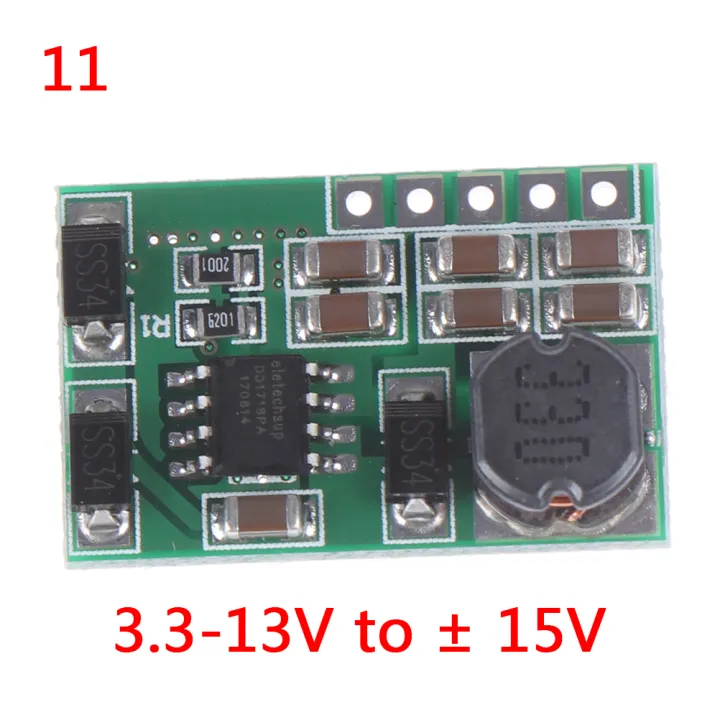 5v6v9v12v15v24v positive & negative dual output power supply dc step-up ...