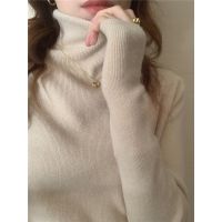 ♙ 47540 High Quality Soft Waxy Texture Solid Color Bottoming Shirt Turtleneck Sweater