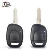 Dandkey ซองใส่กุญแจรถรีโมท1ปุ่มสำหรับ Renault Twingo Master คลิโอแคนกรูไม่มีชิป Keyless Entry