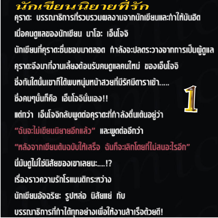 การ์ตูนวาย-a3-ชุดนักเขียนนิยาย-เล่ม1-2