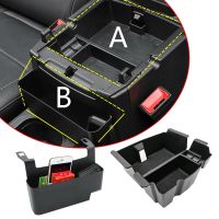 กระเป๋าเก็บเหรียญกุญแจถาดรองแขนจัดระเบียบกล่องเก็บของแบบแขวนคอนโซลกลางสำหรับรถจี๊ป JL Gladiator JT 2018-2023