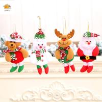 D5JKY ซานตาคลอส Snowman Elk Bear การตกแต่งบ้าน ตกแต่ง ตุ๊กตา น่ารัก อ่อนนุ่ม จี้คริสต์มาส ตกแต่งต้นคริสต์มาส ตุ๊กตาของเล่น เครื่องประดับ