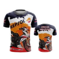 (All sizes are in stock)   Jersey Honda T-shirt rs150  (You can customize the name and pattern for free)