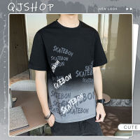 QJshop ✨? หนุ่มๆห้ามพลาดเลยนะ รุ่นนี้บอกเลยว่าเด็ด กับเสื้อยืดสกรีนลายอักษรภาษาอังกฤษแบบไล่เฉดสี คือดืออออ??