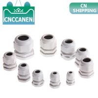 1PC IP68 PG7 for 3-6.5mm PG9 PG11 PG13.5 PG16 PG19 PG21 PG24 PG25 PG29 Wire White Waterproof Nylon Plastic Cable Gland Connector