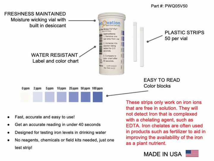 bartovation-iron-test-strips-0-100-ppm-vial-of-50-strips-for-measuring-free-soluble-iron-fe2-and-fe3