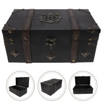 RUDMALL Retro Small Trinket Box Tabletop โบราณ Treasure Chest Sundries Storage Container