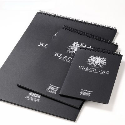 A5 Black Card Book Drawing Sketchbook Sketch Comic Retro Black Card Paper Student Hand-painted Mark Notebook Gift