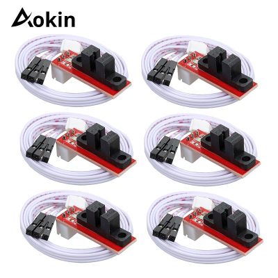❖ 6PCS 3D Printer Parts Endstop Optical Light Control Limit Switch for RAMPS 1.4 Board Part with 3 Pin Cable DIY Endstop Switches