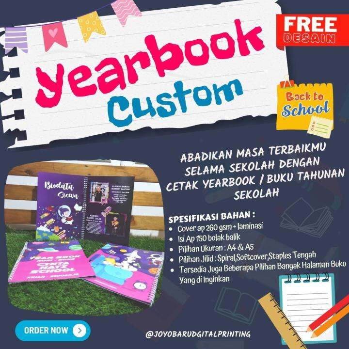 Yearbook /Buku Tahunan Sekolah / Buku Kenangan Sekolah / Cetak Yearbook