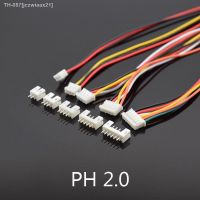 ▤ 10Sets Micro JST PH 2.0 Male Female Connector 2/3/4/5 Pin Plug With terminal Wires Cables Socket 26AWG length 10cm 20cm 30cm