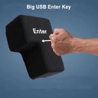 USB Enter Key Vent Pillow Soft Computer Button Return Key For Offices Decompression Pillow Stress Relief Toy