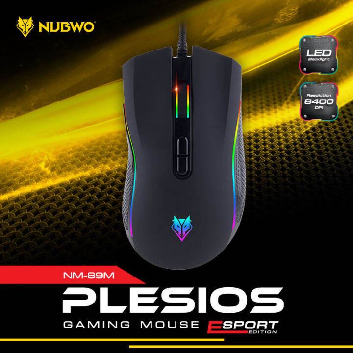 nubwo-nm-89m-plesios-macro-gaming-mouse-เมาส์มาโคร-7-ปุ่ม-6400-dpi