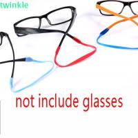 TWINKLE1 High Elastic Sunglasses Rope Kids Eyeglass Chains Glasses Cord Fashion Silicone Solid Color Anti-slip Children Sunglasses BandMulticolor