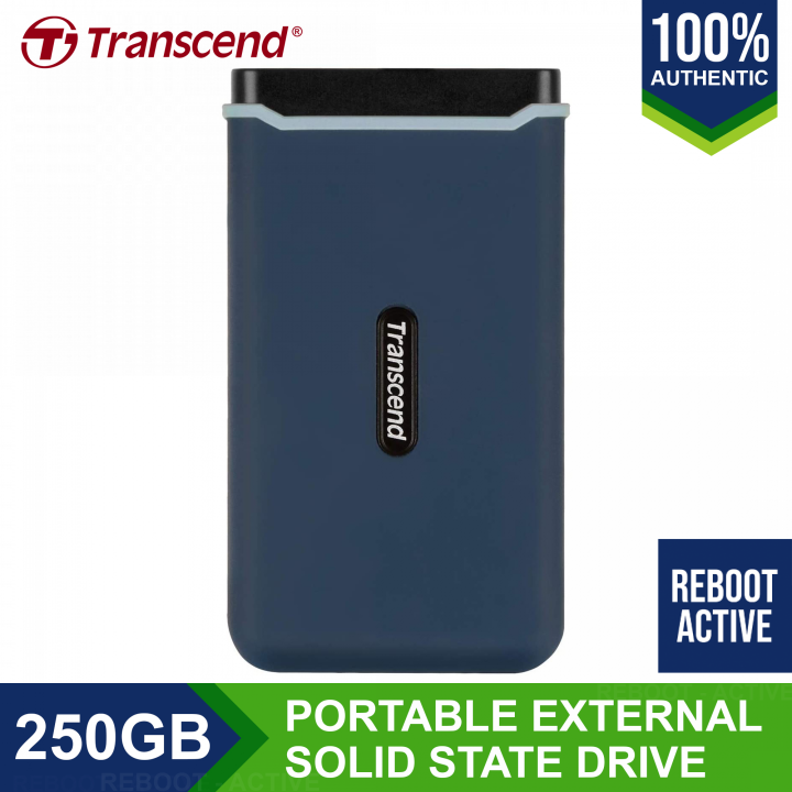 Transcend 250GB ESD370C Portable SSD (Navy Blue)
