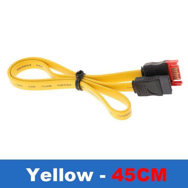 Sata 3 Extension Cable Sata Data Power Hdd Adapter Connector Gender