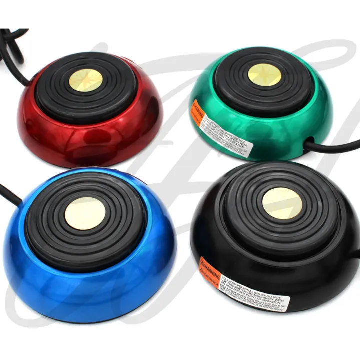 ฟุตสวิทช์-กลมสีน้ำเงิน-อุปกรณ์สักคุณภาพสูง-สวิตซ์เท้าเหยียบ-มืออาชีพ-เชื่อมต่อกับหม้อแปลงไฟฟ้า-ใช้กับตัวจ่ายไฟได้ทุกรุุ่น-ava-round-blue-color-foot-switch-foot-pedal