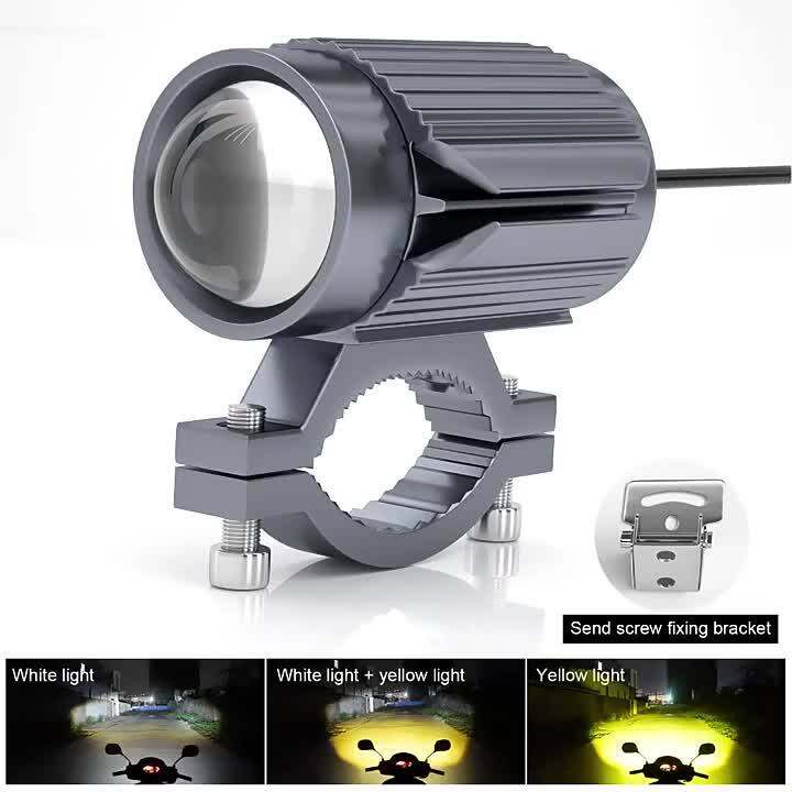 Motorcycle LED Headlight Spotlights High Brightness Motobike Spotlights