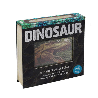 ไดโนเสาร์3Dหนังสือการ์ตูนต้นฉบับภาษาอังกฤษไดโนเสาร์: A Photonicsหนังสือเด็กภาษาอังกฤษตรัสรู้ธรรมชาติหนังสือเด็ก
