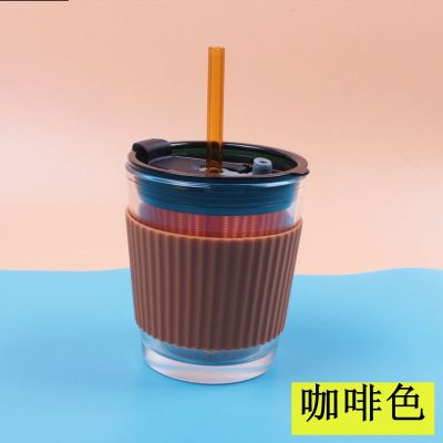 [Fast delivery] Conical Silicone Cup Cover Thickened Glass Water Cup Anti-slip Cover Heat-resistant Anti-scald Insulation Cover Coffee Cup Tea Cup Protective Cover