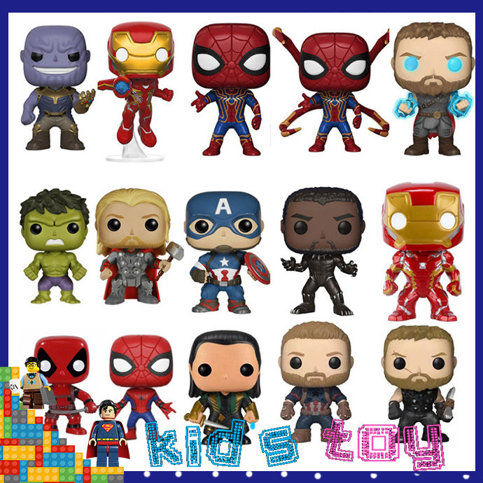 Đồ Chơi Trẻ Em Nhân Vật FUNKO POP Avengers, Mô Hình Nhân Vật Hulk Tony  Stark Iron Man Captain America Đồ Chơi Cho Trẻ Em, Quà Sinh Nhật 