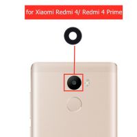 2ชิ้นสำหรับ Xiaomi Redmi 4/เรดมี่4รุ่น Prime Pro กระจกกล้องมองหลังเลนส์กระจกกล้องถ่ายรูปหลังพร้อมอะไหล่ซ่อมใช้แทนกาว3เมตร