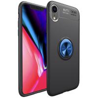 เคสโทรศัพท์ iPhone XR,แหวนโลหะแม่เหล็กสีสันสดใสปลอกซิลิโคนอ่อนนุ่ม