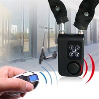 4 Digit Password Lock Anti-theft Security Wireless Remote Control Alarm Intelligent  Remote Control Bicycle Lock Alarm Locks