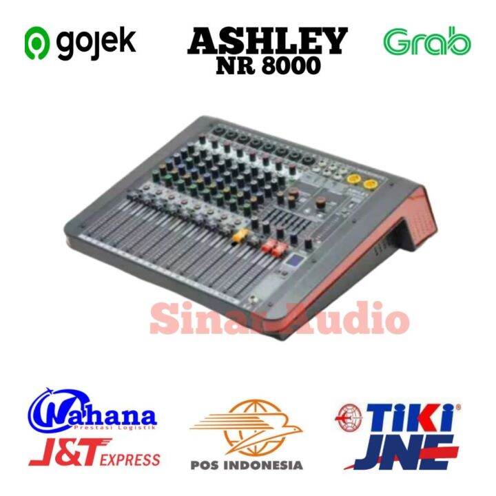 Power Mixer Ashley NR8000 / NR 8000 2 x 350watt Original 8 Channel