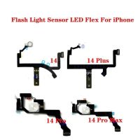 ต้นฉบับ LED Flash Light FPC Sensor Flex Cable Repair Parts สําหรับ iPhone 14 Plus Pro Max